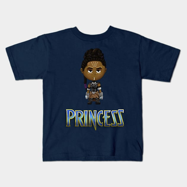 Princess Shuri Kids T-Shirt by Creative Wiz